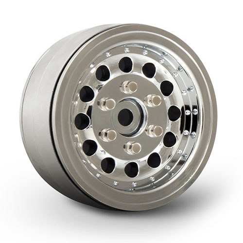 Gmade 1.9 Nr01 Beadlock Wheels (chrome) (2)