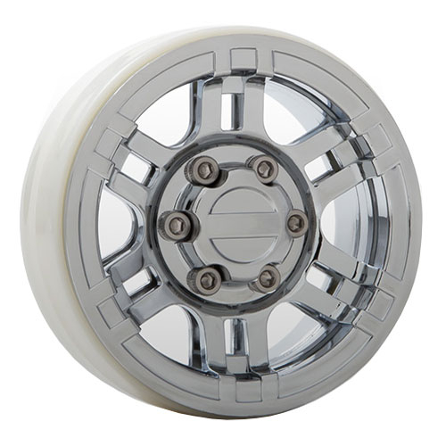 Gmade 1.9 Nr02 Beadlock Wheels (chrome) (2)