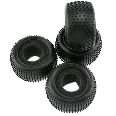 Hobao Hyper Mini St Block Tread Tyre Set (4)