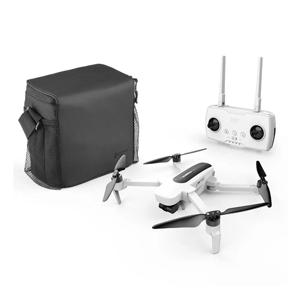 Hubsan Zino Folding Drone 4k W/extra Battery, Charger, Props And Bag