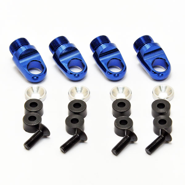 Hobao Dc-1 Cnc Aluminium Shock Caps W/gasket (4)