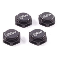 Hobao 'hobao' Wheel Hex Hubs (4) Black