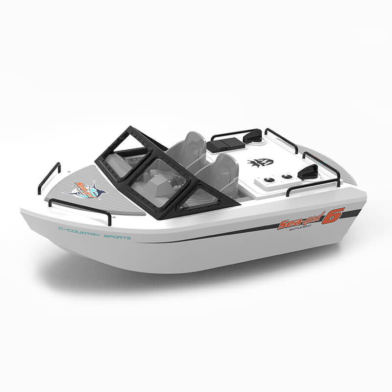 Heng Long Sea-god 6 Karting Brushless Rtr Boat 245mm White-1