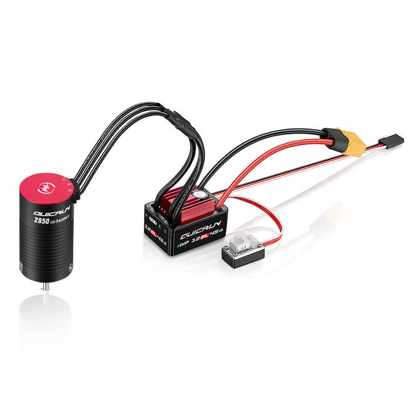 Hobbywing Quicrun Combo Esc G2 12bl45 And 2850sl 3400kv Motor