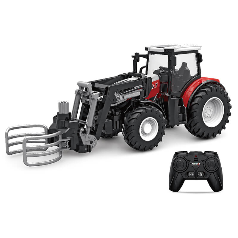 Korody Rc 1:24 Tractor With Front Hay Bale Grab Arm