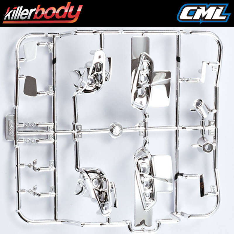 Killerbody Electroplated Light Bucket Set Lancer Evo X