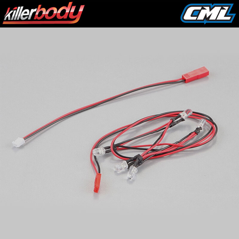 Killerbody Led Unit Set For Ro Of Light (5 White Leds/dia:5mm
