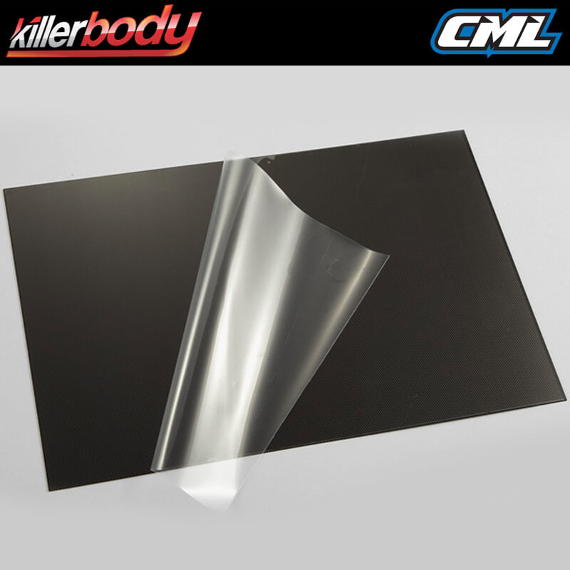 Killerbody Carbon Finish Lexan Sheet 203 X 305 X 1.5mm
