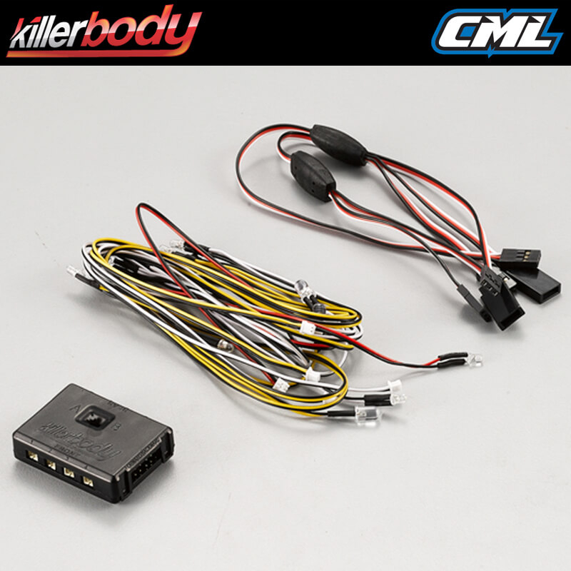 Killerbody Led Unit Set W/control Box 14 Leds For Kb48601 With Kb48615 Cockpit