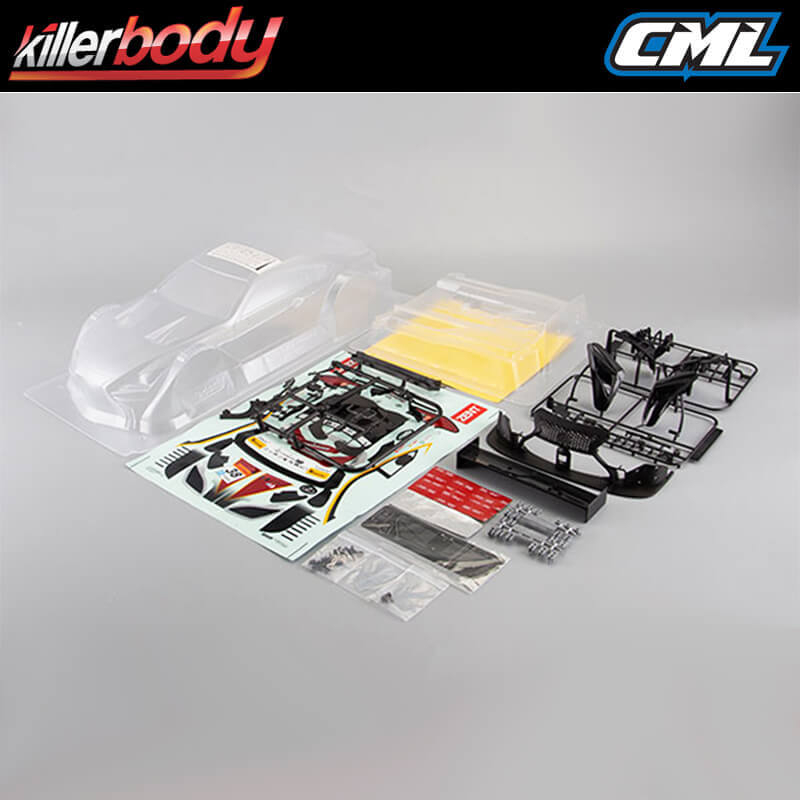 Killerbody Zent Cerumo Rc F Clear Bodyshell 1/10th