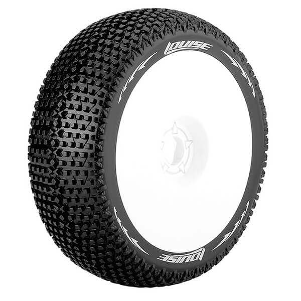 Louise Rc B-turbo 1/8 Fr/rr Super Soft Hex 17mm White