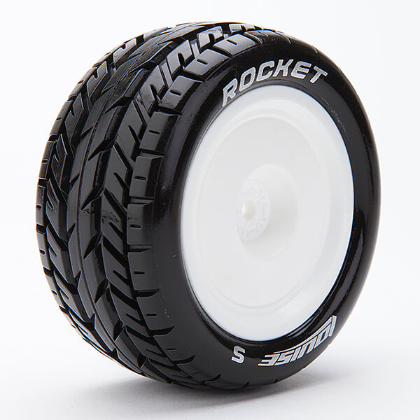 Louise Rc E-rocket 1/10 4wd/rr Soft Kyosho Hex 12mm White