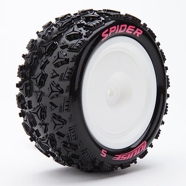 Louise Rc E-spider 1/10 4wd/rr Soft Kyosho Hex 12mm White