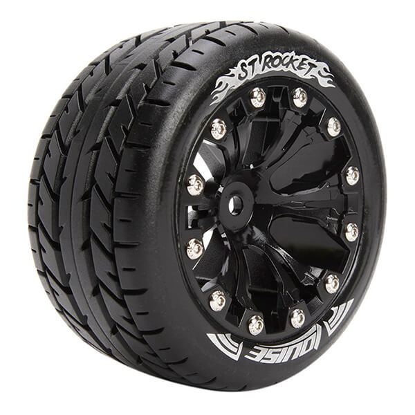Louise Rc St-rocket 1/10 Soft Bearing Black Gp Jato 2wd Fr