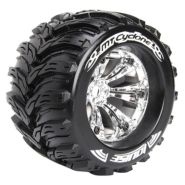 Louise Rc Mt-cyclone 1/8 Sport 1/2 Offset Chrome Ep E-revo