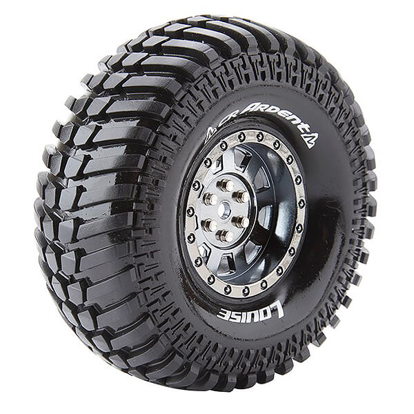 Louise Rc Cr-ardent 1/10 1.9 Super Soft Black Chrome Hex 12mm