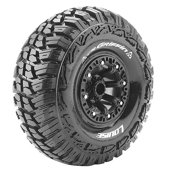 Louise Rc Cr-griffin 1/10 2.2 Super Soft Black Hex 12mm