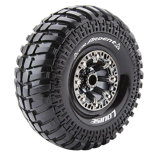 Louise Rc Cr-ardent 1/10 2.2 Super Soft Black Chrome Hex 12mm