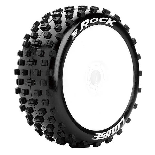 Louise Rc B-rock 1/8 Fr/rr Soft Hex 17mm White