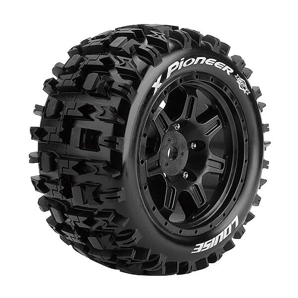 louise-rc-x-pioneer-black-mounted-arrma-kraton-8s-hex-24mm