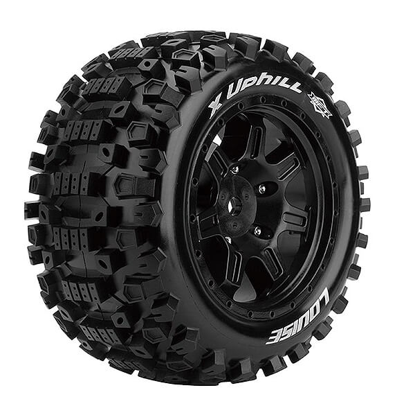 Louise Rc X-uphill Black Mounted X-maxx Hex 24mm