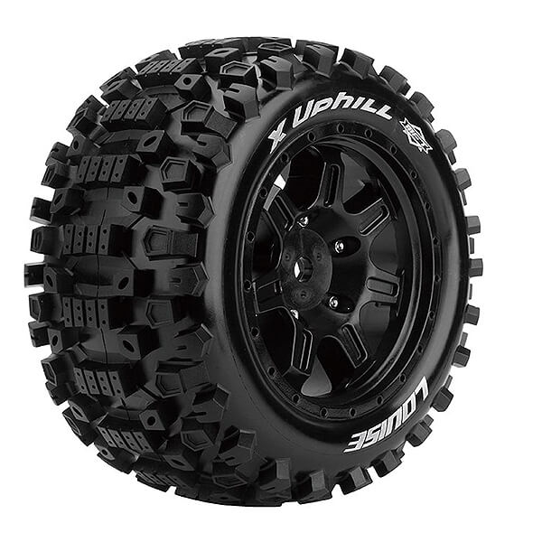 louise-rc-x-uphill-black-mounted-arrma-kraton-8s-hex-24mm