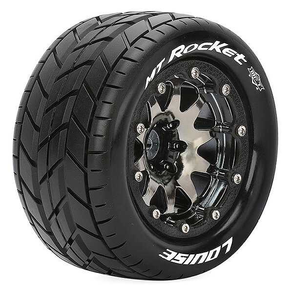 Louise Rc Mt-rocket 1/10 Soft Hex 14mm Black Arrma Granite