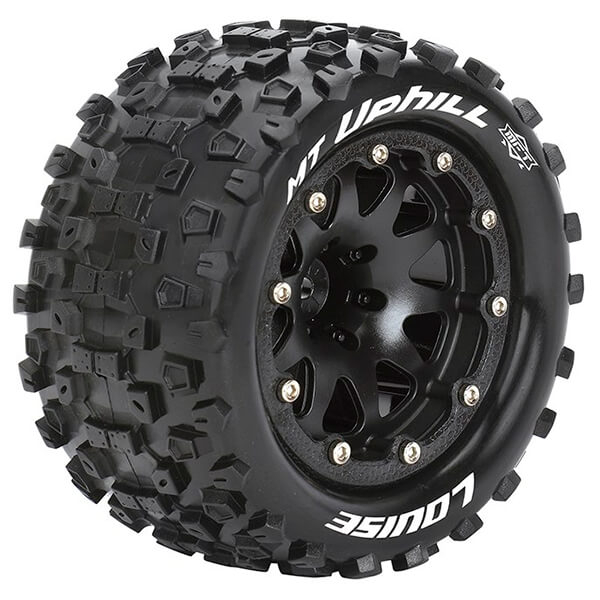 Louise Rc Mt-uphill 1/10 Soft Bead-lock/1/2 Offset Hex 12mm Black