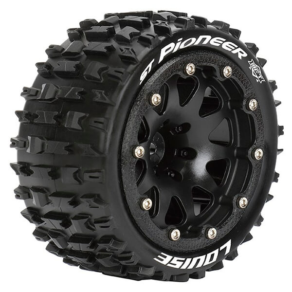 Louise Rc St-pioneer 1/10 Soft Bead-lock/1/2 Offset Hex 12m Black