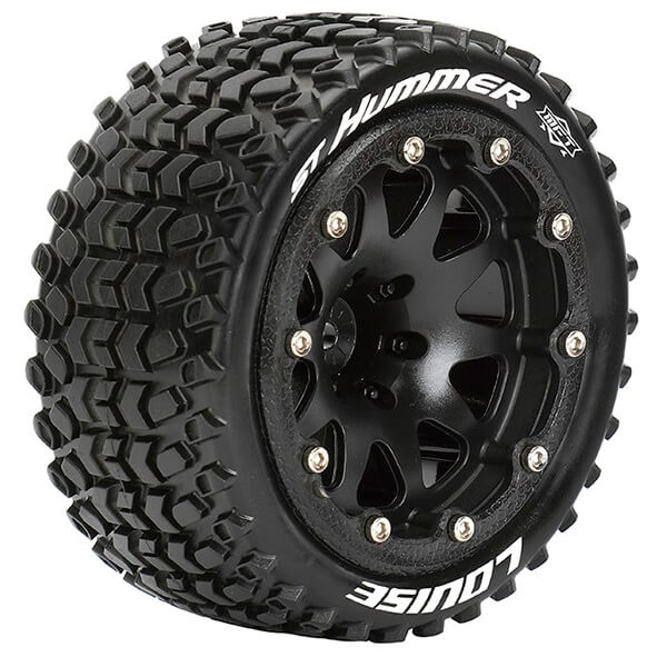 Louise Rc St-hummer 1/10 Soft Bead-lock/1/2 Offset Hex 12mm Black