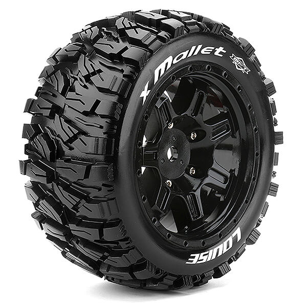 Louise Rc X-mallet Black Xmaxx Mounted 24mm Hex