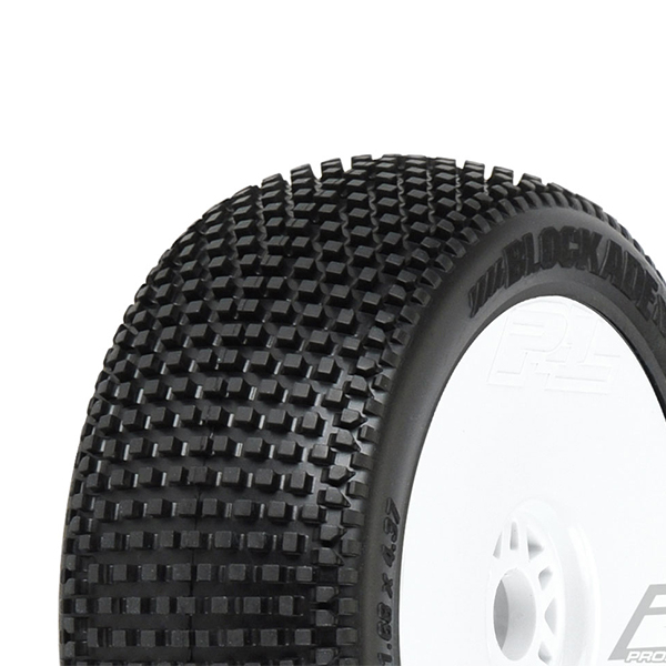 Proline 'blockade' S4 Premount Velocity V2 White Wheels (2)