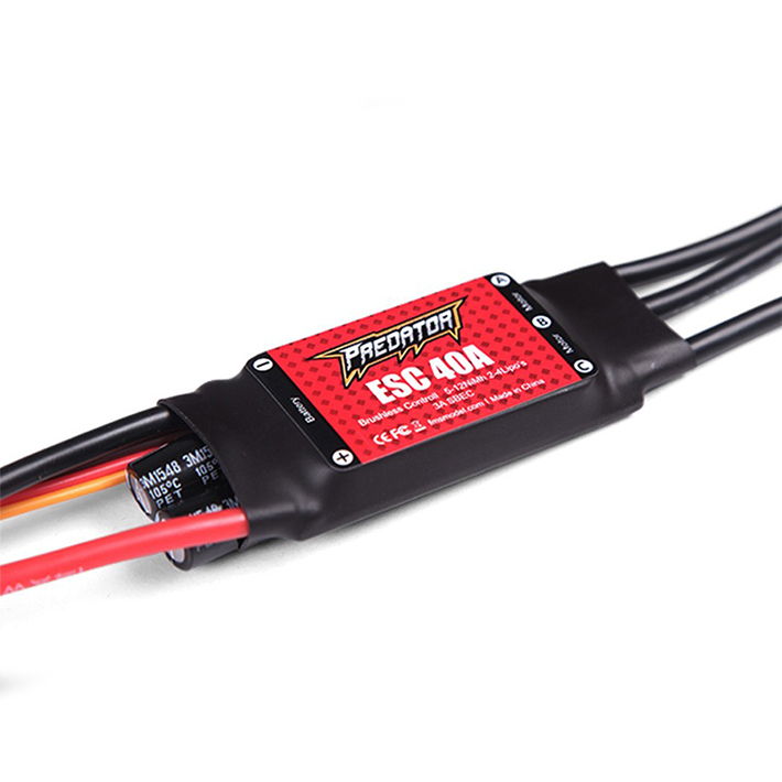 Fms Predator 40amp Esc (200mm Length Cable) 1.1 Pc-21/typhoon