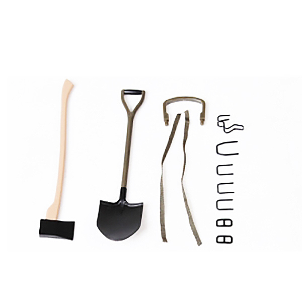 Roc Hobby 1:6 1941 Mb Scaler Axe And Shovel Set