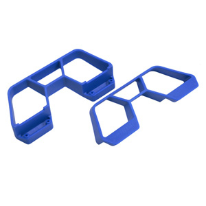 Rpm Blue Nerf Bars Traxxas Slash Lcg 2wd/4x4, 1/10 Rally