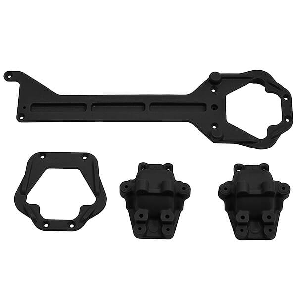 Rpm Front & Rear Upper Chassis Diff Covers Latrax Teton/rally