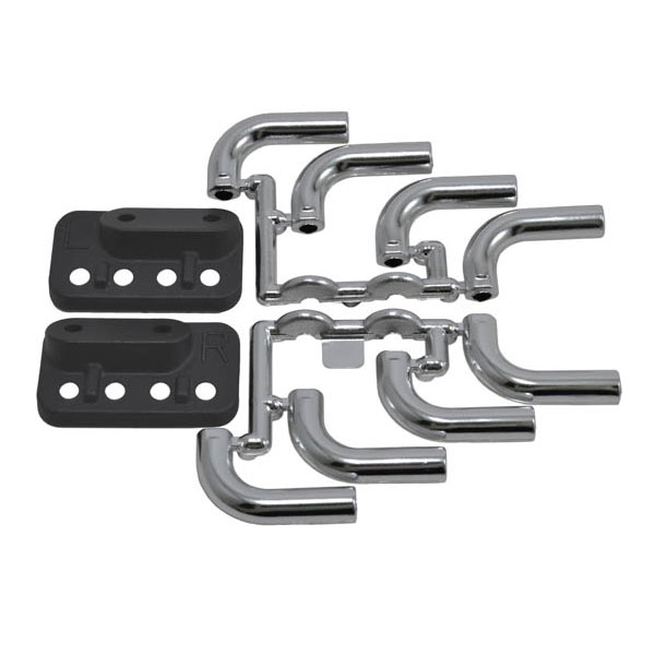 Rpm Zoomies Mock Exhaust Headers - Chrome