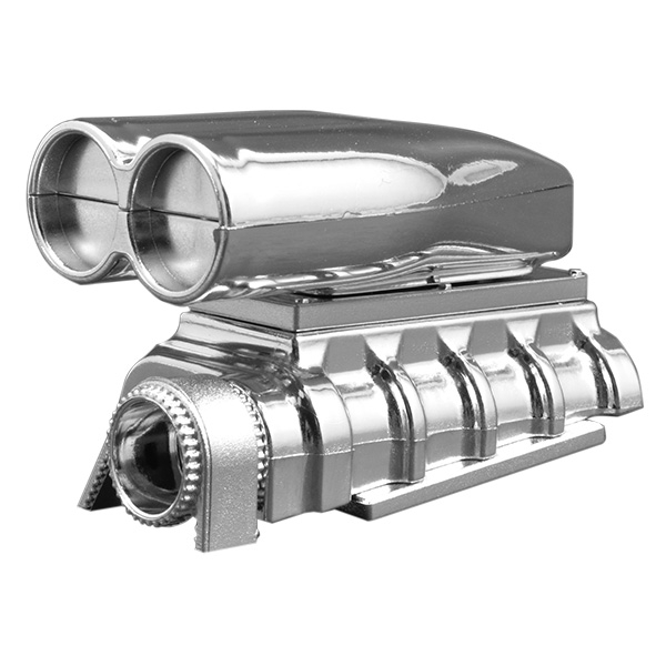 Rpm Chrome Shotgun Style Mock Intake & Blower