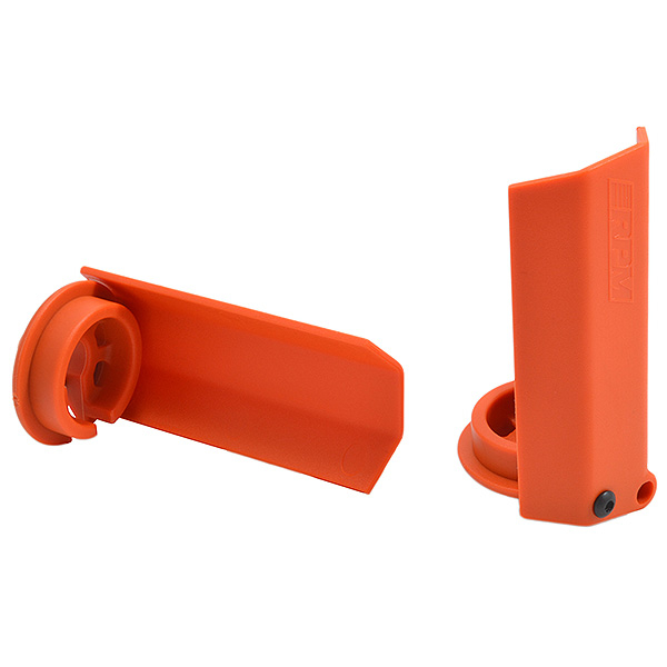 Rpm Traxxas X-maxx Shock Shaft Guards - Orange