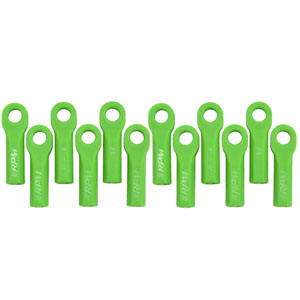 Rpm Traxxas Long Rod Ends - Green(12) Replaces Trx #5525
