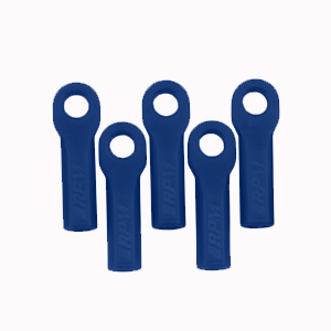 Rpm Traxxas Long Rod Ends - Blue(12) Replaces Trx #5525