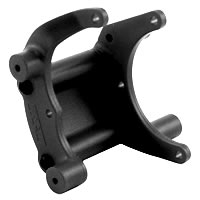 Rpm Rear Bumper Or Wheelie Bar Mount - Slash/stam/rust Black