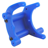 Rpm Rear Bumper Or Wheelie Bar Mount - Slash/stam/rust Blue