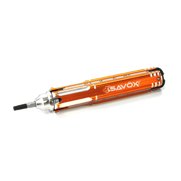 Savox 12-in-1 Tool 2x Phillips 2xflat/4xhex Metric/4xhex Imp