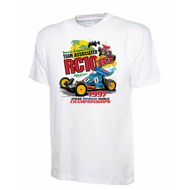 Team Associated 1997 Worlds Rc10b3 T-shirt - Xx-large
