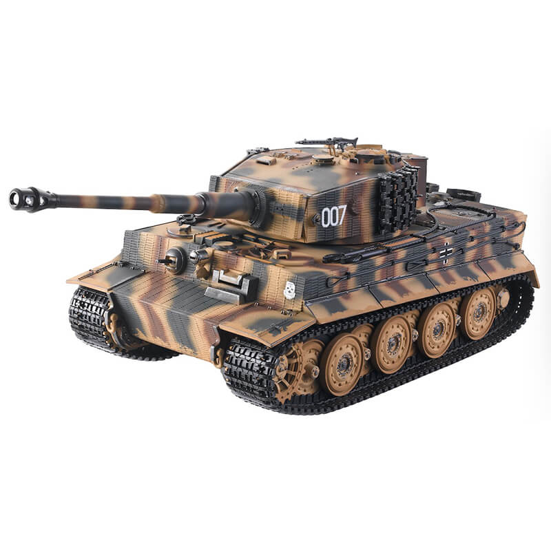 Taigen 1:24 Tiger 1 Ir Battle Tank Late Version - Camo