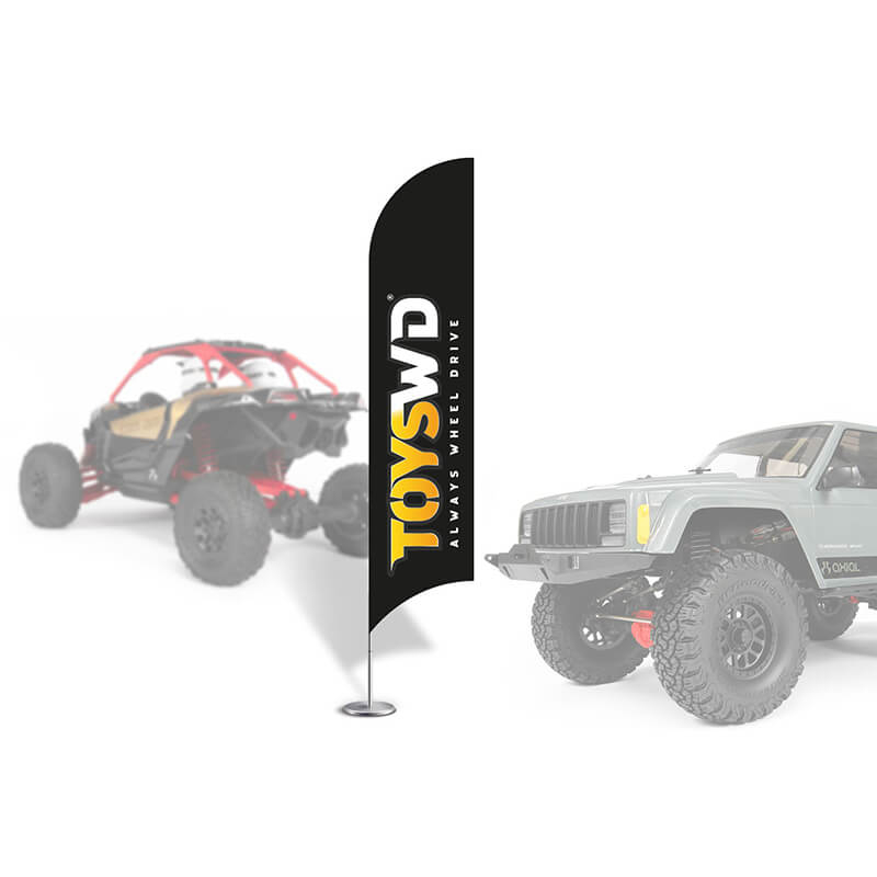 Crawler Park Toyswd 1/10th Scale Beach Flags (2pcs)