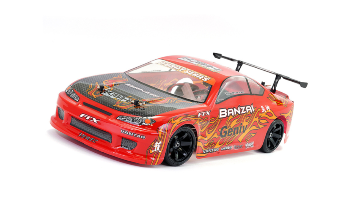 E-zee Rc 1/43 Lighting Gtr 4wd Drift Car With Gyro - Red